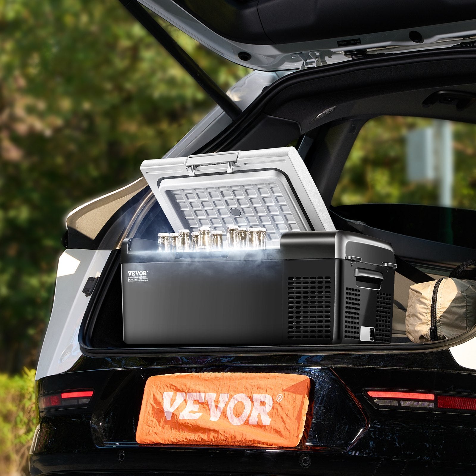 Portable Car Refrigerator Freezer Compressor 15L Single Zone for Car Home