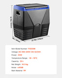 Fridges: VEVOR Portable Car Refrigerator Freezer Compressor 35L Single Zone for Car Home