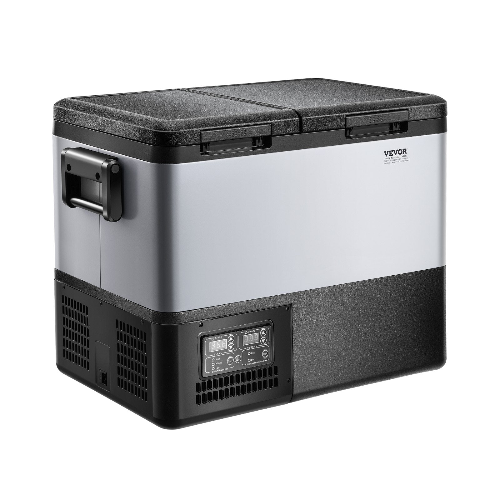 Automotive Repair & Speciality Tools: VEVOR Portable Car Refrigerator Freezer Compressor 45L Dual Zone for Car Home