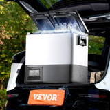 Automotive Repair & Speciality Tools: VEVOR Portable Car Refrigerator Freezer Compressor 55L Dual Zone for Car Home