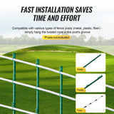 Fencing: VEVOR Electric Fence Tape, 1640Ft 500M Polytape Fencing Hot Wire, 3/4" Width 6 Stainless Steel Strands for Reliable Conductivity, UV & Rust Resistance, Portable Polywire for Horse Cattle Livestock