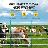 Fencing: VEVOR Electric Fence Tape, 1640Ft 500M Polytape Fencing Hot Wire, 3/4" Width 6 Stainless Steel Strands for Reliable Conductivity, UV & Rust Resistance, Portable Polywire for Horse Cattle Livestock