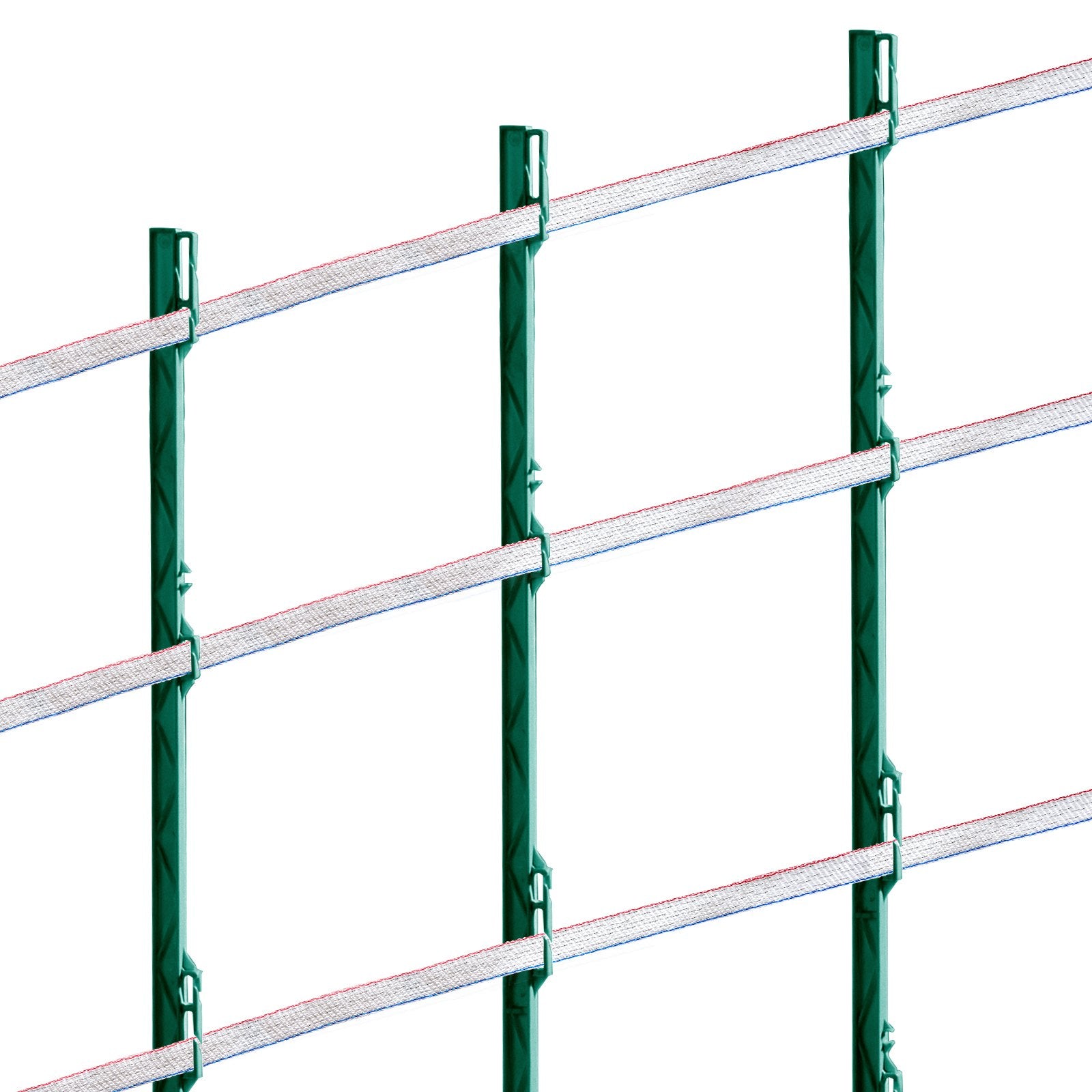 Electric Fence Tape, 1640Ft 500M Polytape Fencing Hot Wire, 3/4" Width 6 Stainless Steel Strands for Reliable Conductivity, UV & Rust Resistance, Portable Polywire for Horse Cattle Livestock