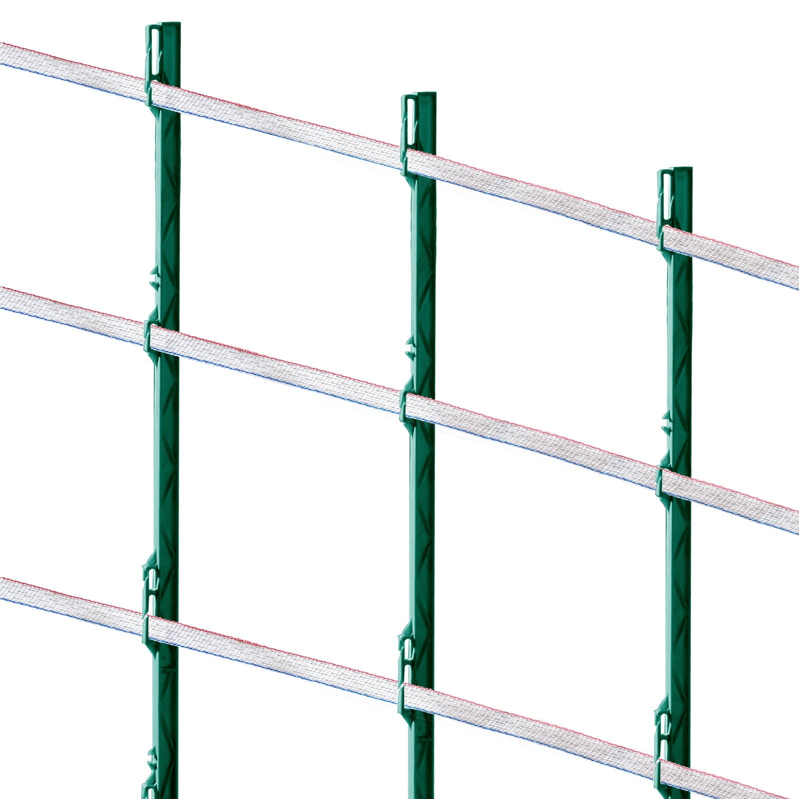 Electric Fence Tape, 1640Ft 500M Polytape Fencing Hot Wire, 3/4" Width 6 Stainless Steel Strands for Reliable Conductivity, UV & Rust Resistance, Portable Polywire for Horse Cattle Livestock