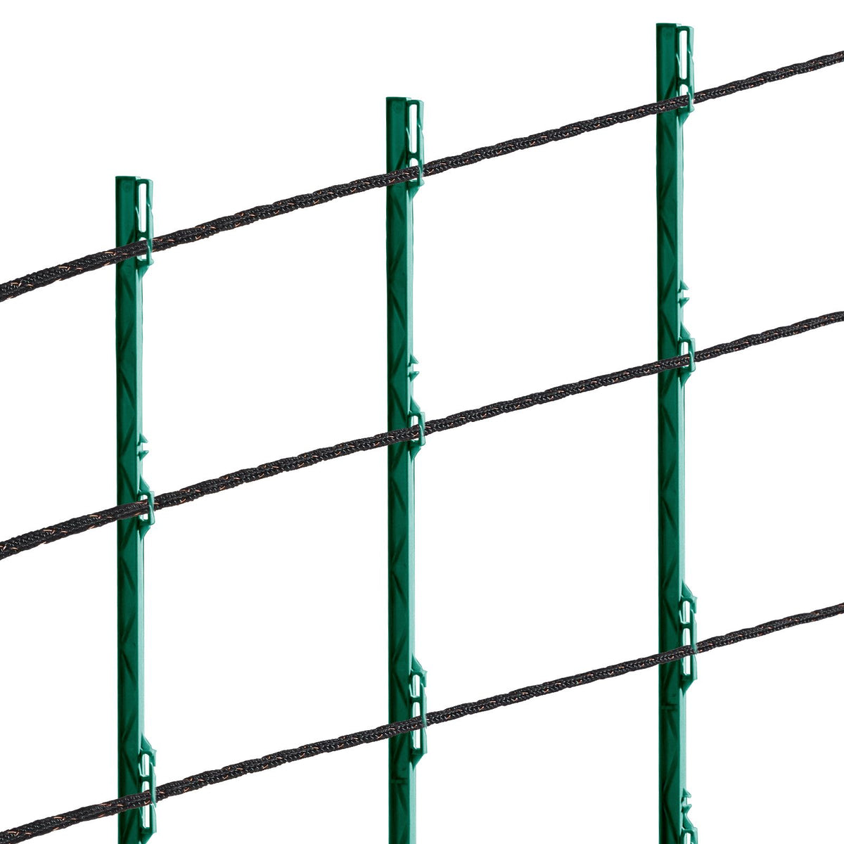 Electric Fence Wire, 1000Ft 305M Portable Polywire, 1/4" Diameter 2 Copper Strands for Reliable Conductivity and Rust Resistance, Fencing Rope Line for Horse, Cattle, Livestock