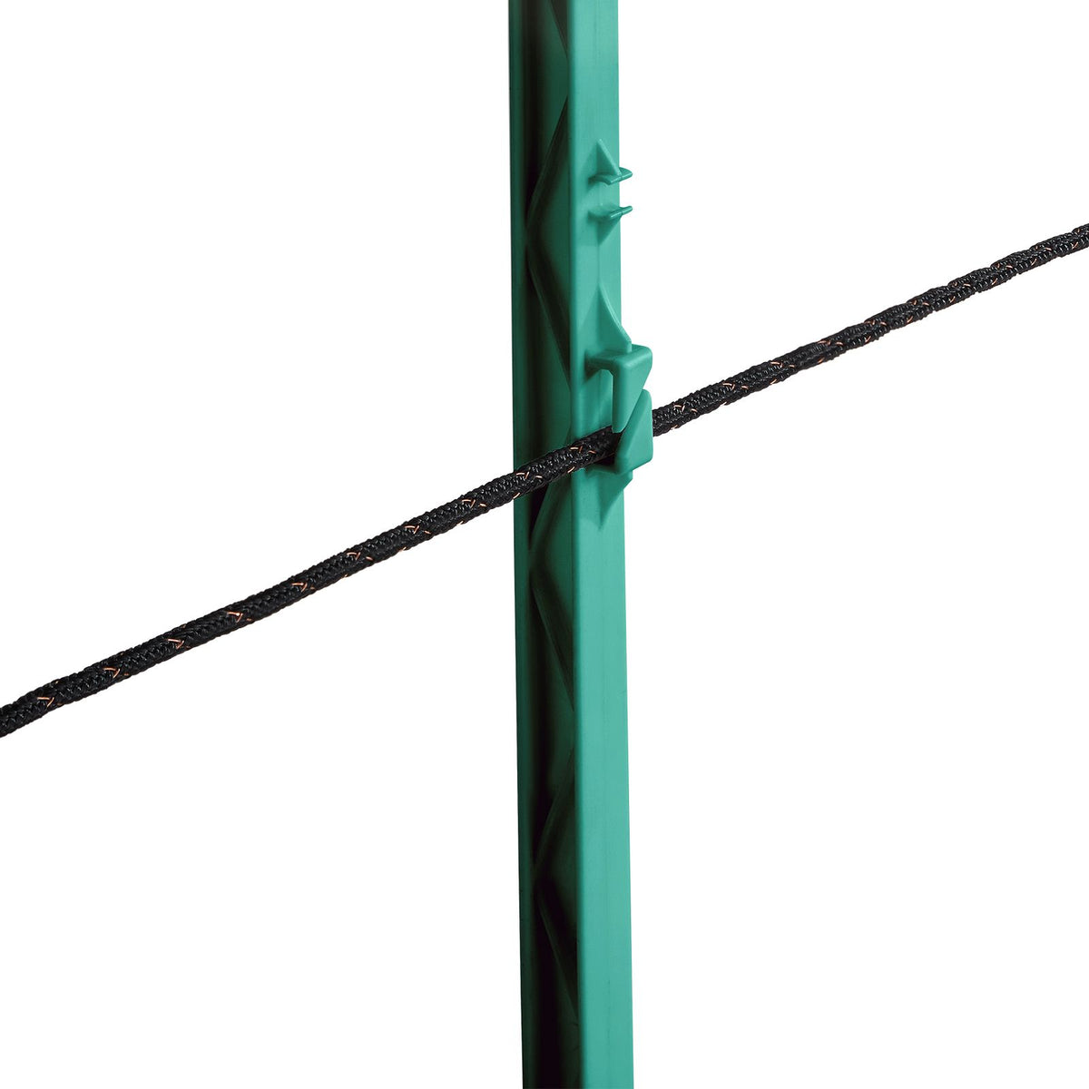 Electric Fence Wire, 1000Ft 305M Portable Polywire, 1/4" Diameter 2 Copper Strands for Reliable Conductivity and Rust Resistance, Fencing Rope Line for Horse, Cattle, Livestock