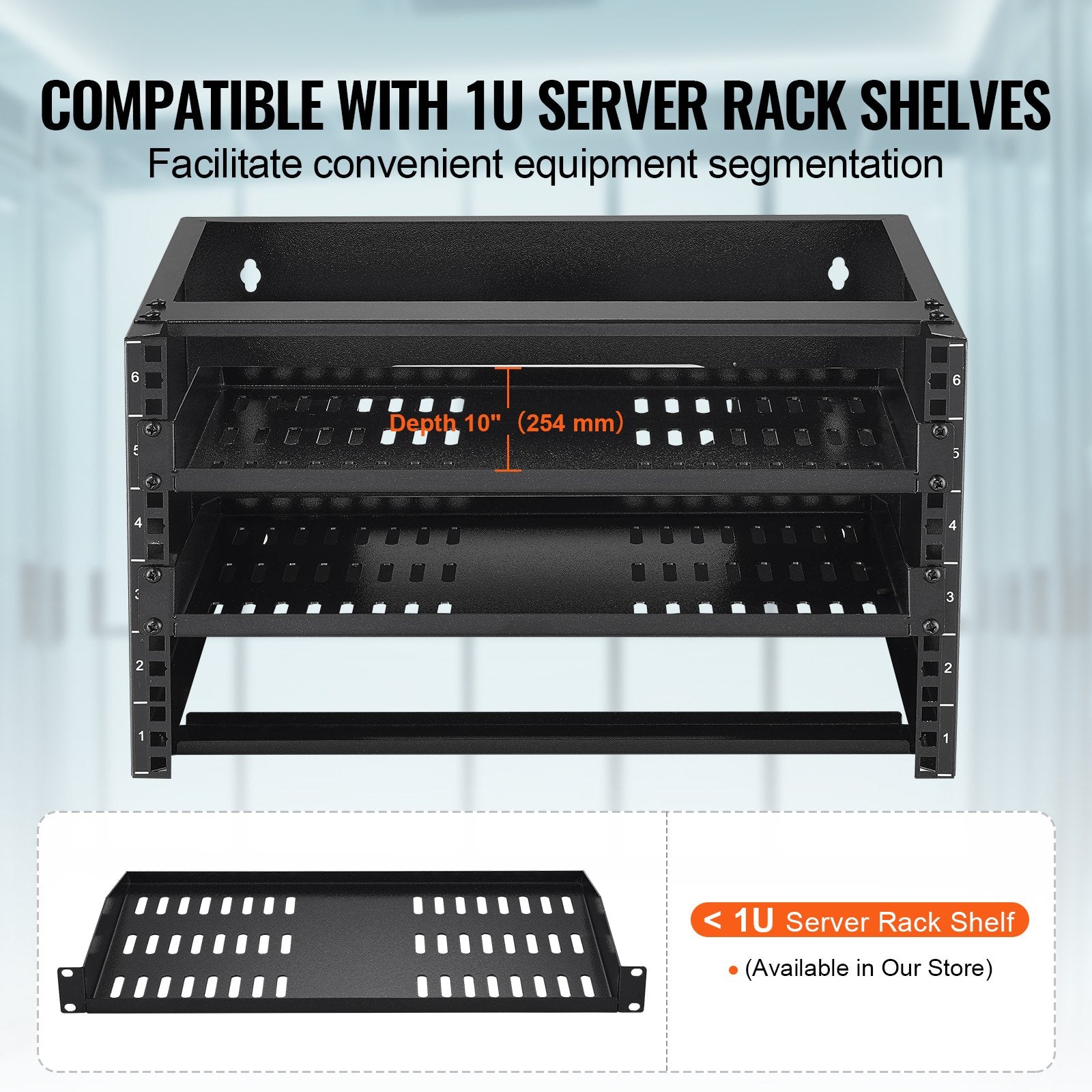 Over Ear Headphones: VEVOR 6U Wall Mount Network Rack, 14 in/355.6 mm Depth, 50 lbs/22.68 kg Max Weight Capacity Wall Mount Server Rack with Cage Nuts, 19"/482.6 mm for Shallow Server IT Equipment and Network Switches
