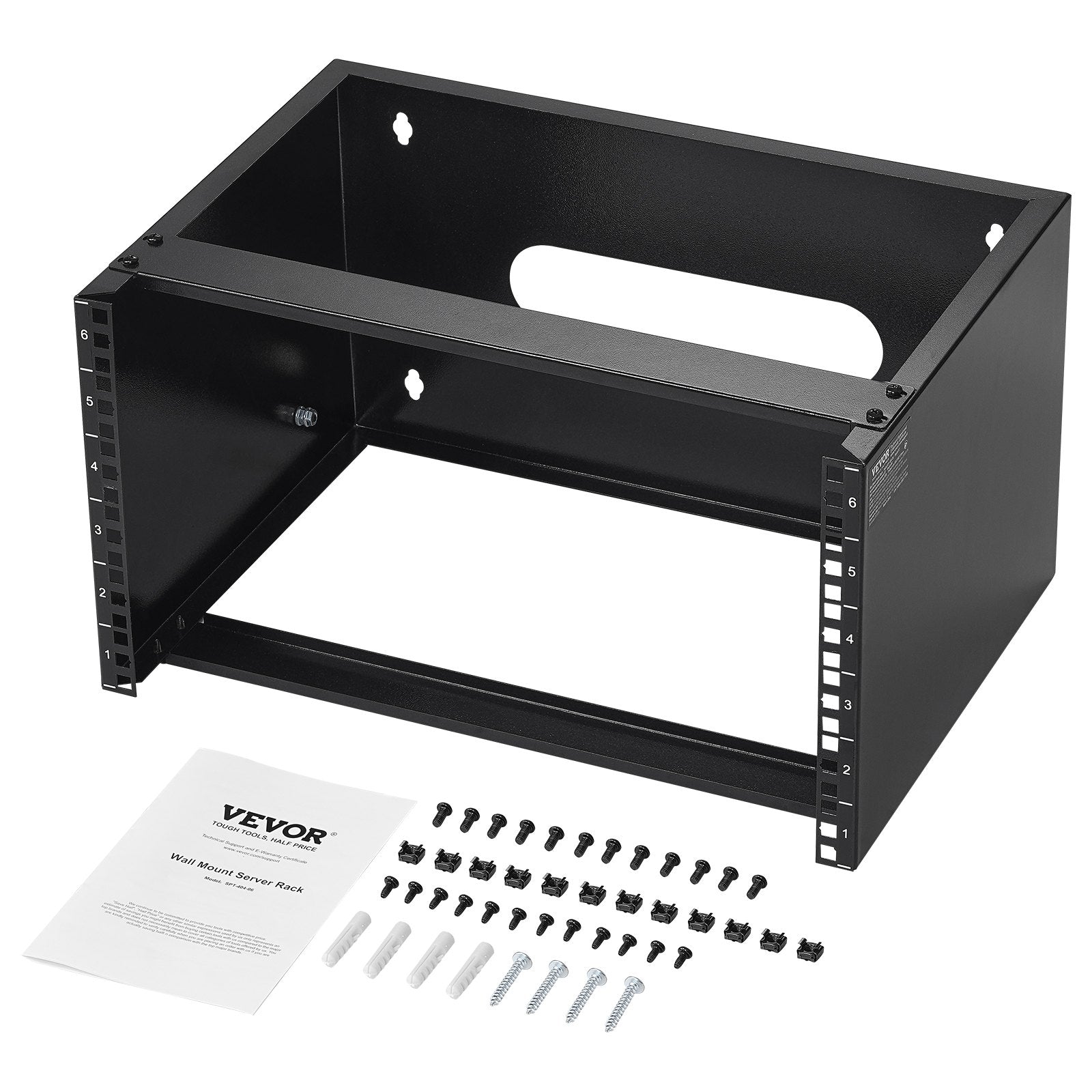 Over Ear Headphones: VEVOR 6U Wall Mount Network Rack, 14 in/355.6 mm Depth, 50 lbs/22.68 kg Max Weight Capacity Wall Mount Server Rack with Cage Nuts, 19"/482.6 mm for Shallow Server IT Equipment and Network Switches