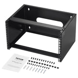 Over Ear Headphones: VEVOR 6U Wall Mount Network Rack, 14 in/355.6 mm Depth, 50 lbs/22.68 kg Max Weight Capacity Wall Mount Server Rack with Cage Nuts, 19"/482.6 mm for Shallow Server IT Equipment and Network Switches