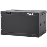 Desktops & Accessories: VEVOR 6U Wall Mount Network Server Cabinet, 15.5'' Deep, Server Rack Cabinet Enclosure, 200 lbs Max. Ground-mounted Load Capacity, with Locking Glass Door Side Panels, for IT Equipment, A/V Devices
