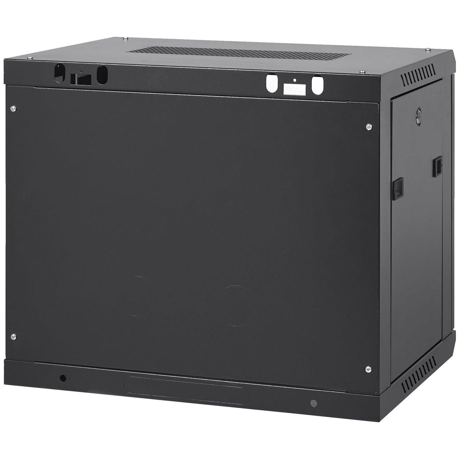 Basketball & Basketball Accessories: VEVOR 9U Wall Mount Network Server Cabinet, 39.37 cm Deep, Server Rack Cabinet Enclosure, 90.7 kg Max. Ground-mounted Load Capacity, with Locking Glass Door Side Panels, for IT Equipment, A/V Devices