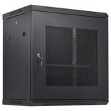 Desktops & Accessories: VEVOR 12U Wall Mount Network Server Cabinet, 15.5'' Deep, Server Rack Cabinet Enclosure, 200 lbs Max. Ground-mounted Load Capacity, with Locking Door Side Panels, for IT Equipment, A/V Devices