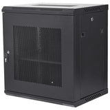 Desktops & Accessories: VEVOR 12U Wall Mount Network Server Cabinet, 15.5'' Deep, Server Rack Cabinet Enclosure, 200 lbs Max. Ground-mounted Load Capacity, with Locking Door Side Panels, for IT Equipment, A/V Devices