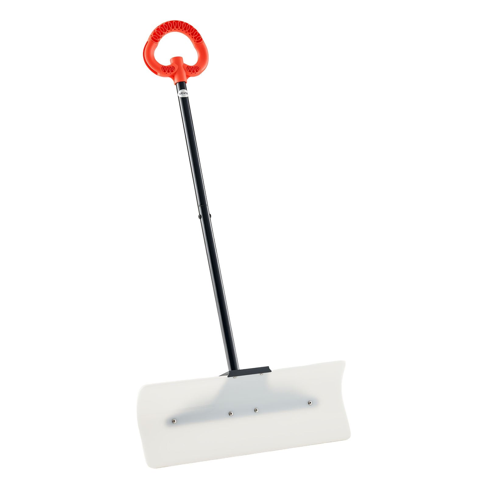 Gardening Tools: VEVOR Snow Pusher Shovel, 61 cm Wide Outdoor Snowplow Shovel with Ergonomic Grip, HDPE Plastic Blade, Winter Shovels with Segmented Handle, Portable Snow Removal Tool for Driveway Garden Camping