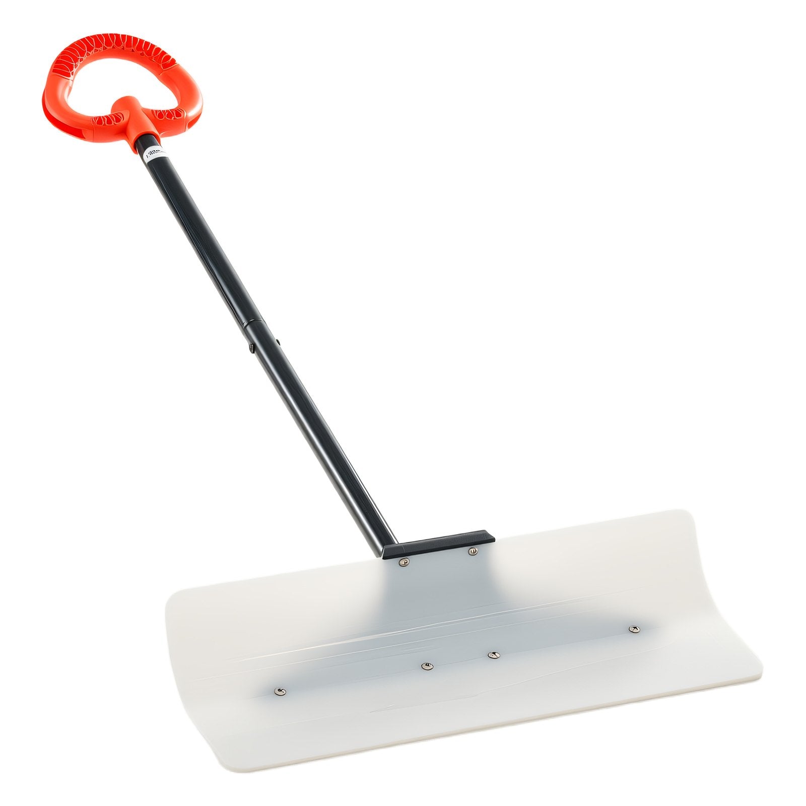 Gardening Tools: VEVOR Snow Pusher Shovel, 61 cm Wide Outdoor Snowplow Shovel with Ergonomic Grip, HDPE Plastic Blade, Winter Shovels with Segmented Handle, Portable Snow Removal Tool for Driveway Garden Camping
