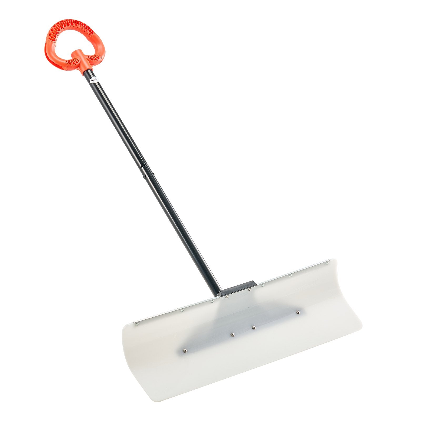 Gardening Tools: VEVOR Snow Pusher Shovel, 76.2 cm Outdoor Snowplow Shovel with Ergonomic Grip, HDPE Plastic Blade, Winter Shovels with Segmented Handle, Metal Edged Strip, Portable Snow Removal Tool for Driveway