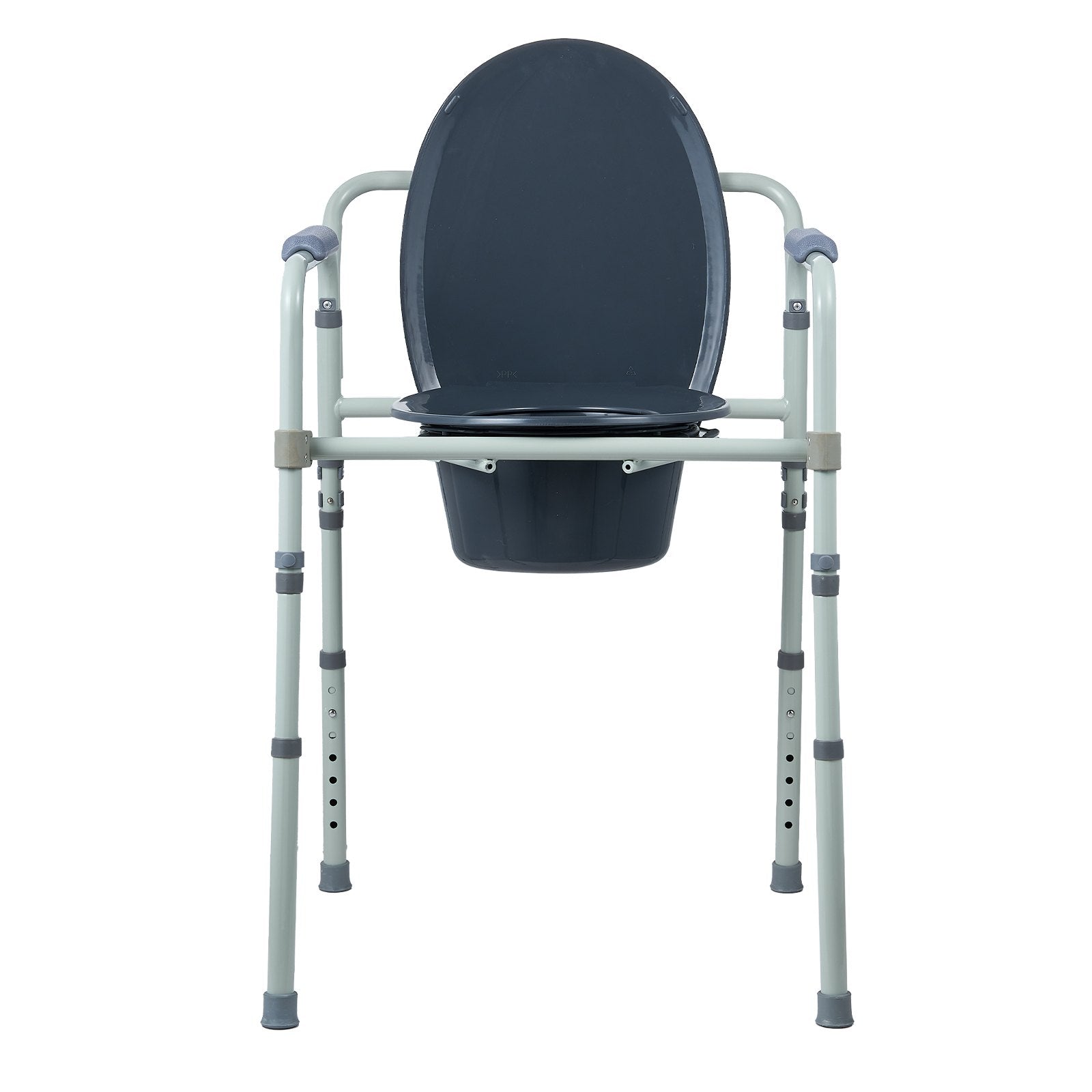 Mobility & Accessibility: VEVOR Commode Chair, Bedside Commode with Wider Toilet Seat, 7-Level Adjustable Height, 5.8L Removable Bucket, Easy to Assemble, 350 LBS Capacity, Raised Toilet Seat for Adults Seniors