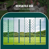 Vases & Table Decor: VEVOR 3 Feet Fence Post, 10 Pack U-Channel Heavy Duty Metal Fence Posts, Sturdy Steel Fence Stakes for Garden Yard, Lawn, Farms and Outdoor Wire Fencing, Green