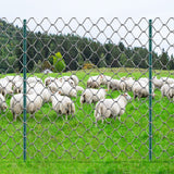 Traffic Control & Parking Tools: VEVOR 5 Feet Fence Post 10 Pack T-Post Heavy Duty Metal Fence Posts Green