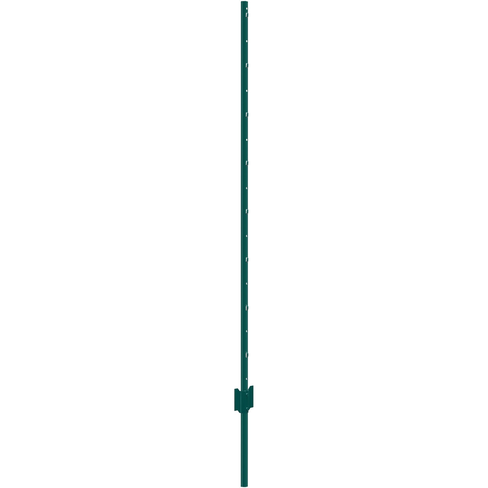Traffic Control & Parking Tools: VEVOR 5 Feet Fence Post 10 Pack T-Post Heavy Duty Metal Fence Posts Green