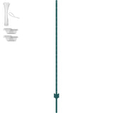 Traffic Control & Parking Tools: VEVOR 6 Feet Fence Post 6 Pack T-Post Heavy Duty Metal Fence Posts Green