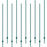 Fencing: VEVOR 7 Feet Fence Post, 10 Pack U-Channel Heavy Duty Metal Fence Posts, Sturdy Steel Fence Stakes for Garden Yard, Lawn, Farms and Outdoor Wire Fencing, Green