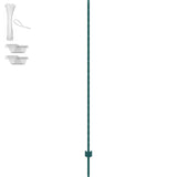 Fencing: VEVOR 7 Feet Fence Post, 10 Pack U-Channel Heavy Duty Metal Fence Posts, Sturdy Steel Fence Stakes for Garden Yard, Lawn, Farms and Outdoor Wire Fencing, Green