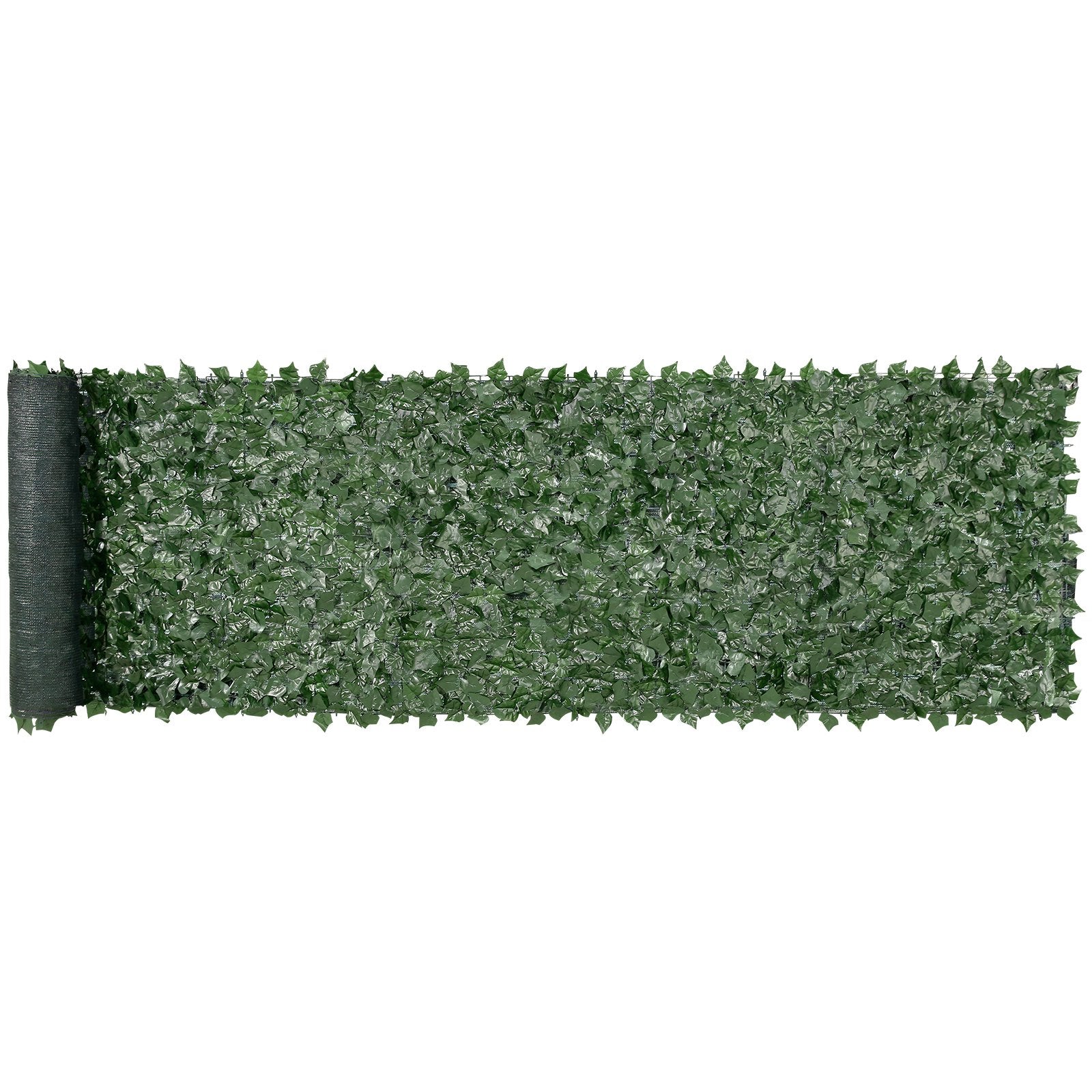 Ivy Privacy Fence, 39 x 158in Artificial Green Wall Screen, Greenery Ivy Fence with Mesh Cloth Backing and Strengthened Joint, Faux Hedges Vine Leaf Decoration for Outdoor Garden, Yard, Balcony