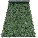 Artificial Wall Plants: VEVOR Ivy Privacy Fence, 39 x 158in Artificial Green Wall Screen, Greenery Ivy Fence with Mesh Cloth Backing and Strengthened Joint, Faux Hedges Vine Leaf Decoration for Outdoor Garden, Yard, Balcony