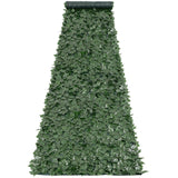Artificial Wall Plants: VEVOR Ivy Privacy Fence, 39 x 198in Artificial Green Wall Screen, Greenery Ivy Fence with Mesh Cloth Backing and Strengthened Joint, Faux Hedges Vine Leaf Decoration for Outdoor Garden, Yard, Balcony