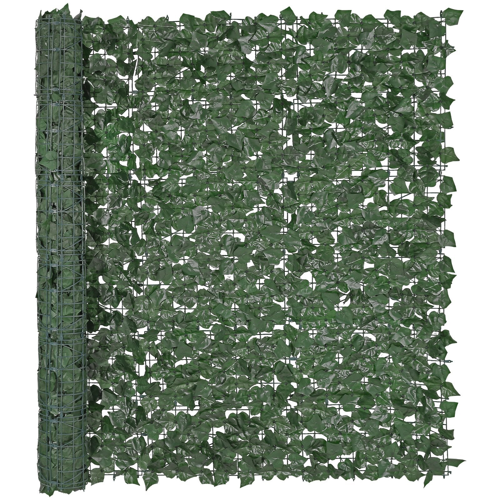 Artificial Wall Plants: VEVOR Ivy Privacy Fence, 1500 x 2490 mm Artificial Green Wall Screen, Greenery Ivy Fence with Strengthened Joint, Faux Hedges Vine Leaf Decoration for Outdoor Garden, Yard, Patio Decor