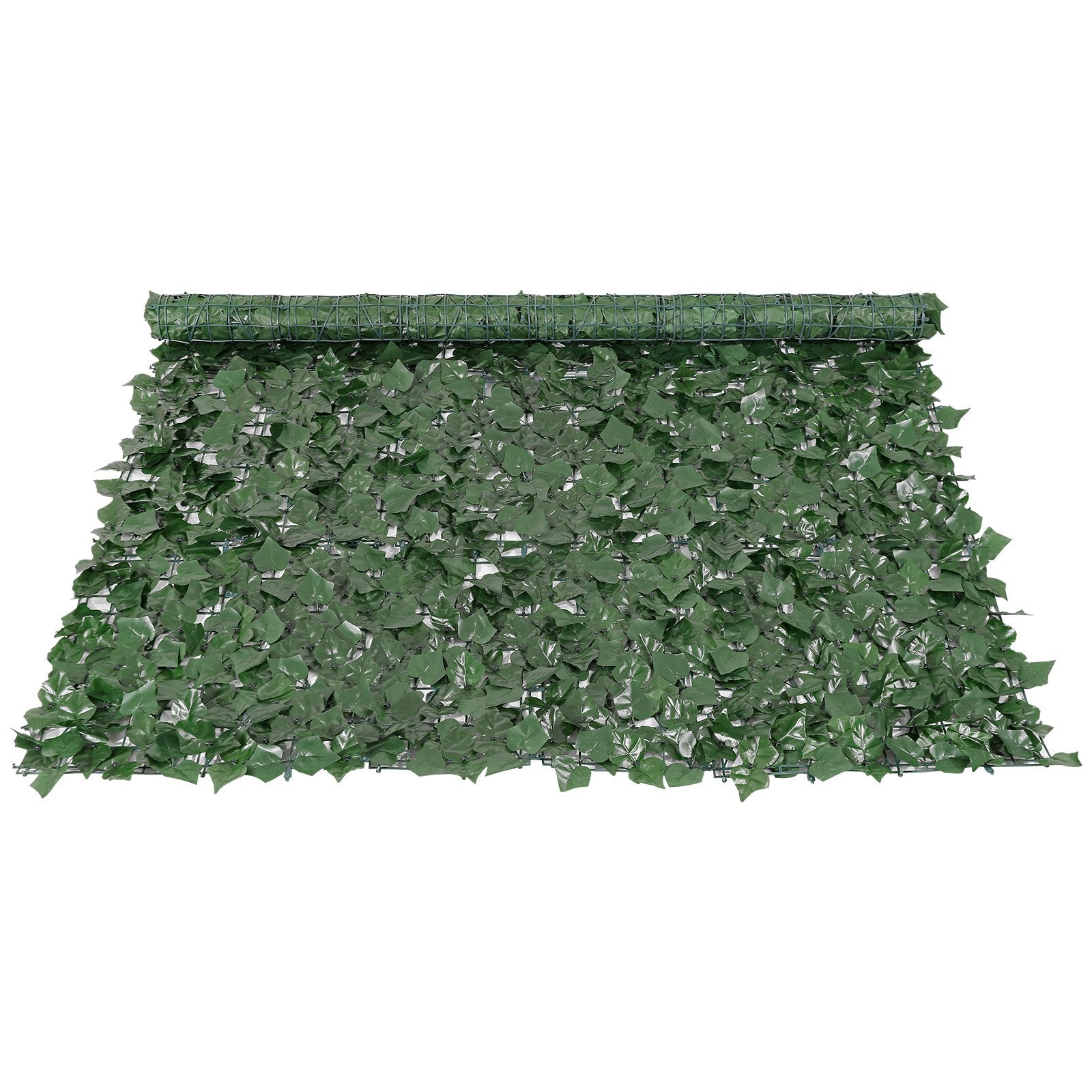 Artificial Wall Plants: VEVOR Ivy Privacy Fence, 1500 x 2490 mm Artificial Green Wall Screen, Greenery Ivy Fence with Strengthened Joint, Faux Hedges Vine Leaf Decoration for Outdoor Garden, Yard, Patio Decor