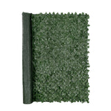 Artificial Wall Plants: VEVOR Ivy Privacy Fence, 1830 x 2440 mm Artificial Green Wall Screen, Greenery Ivy Fence with Mesh Cloth Backing and Strengthened Joint, Faux Hedges Vine Leaf Decoration for Outdoor Garden, Yard