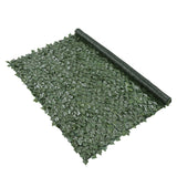Artificial Wall Plants: VEVOR Ivy Privacy Fence, 1830 x 2440 mm Artificial Green Wall Screen, Greenery Ivy Fence with Mesh Cloth Backing and Strengthened Joint, Faux Hedges Vine Leaf Decoration for Outdoor Garden, Yard
