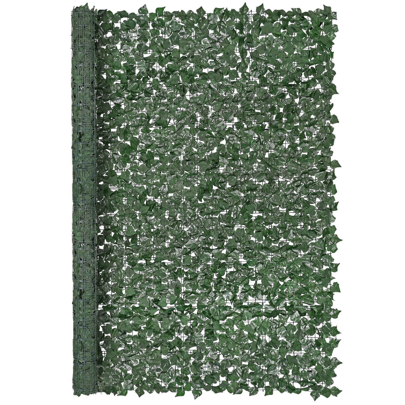 Artificial Wall Plants: VEVOR Ivy Privacy Fence, 2440 x 1830 mm Artificial Green Wall Screen, Greenery Ivy Fence with Strengthened Joint, Faux Hedges Vine Leaf Decoration for Outdoor Garden, Yard, Balcony, Patio Decor