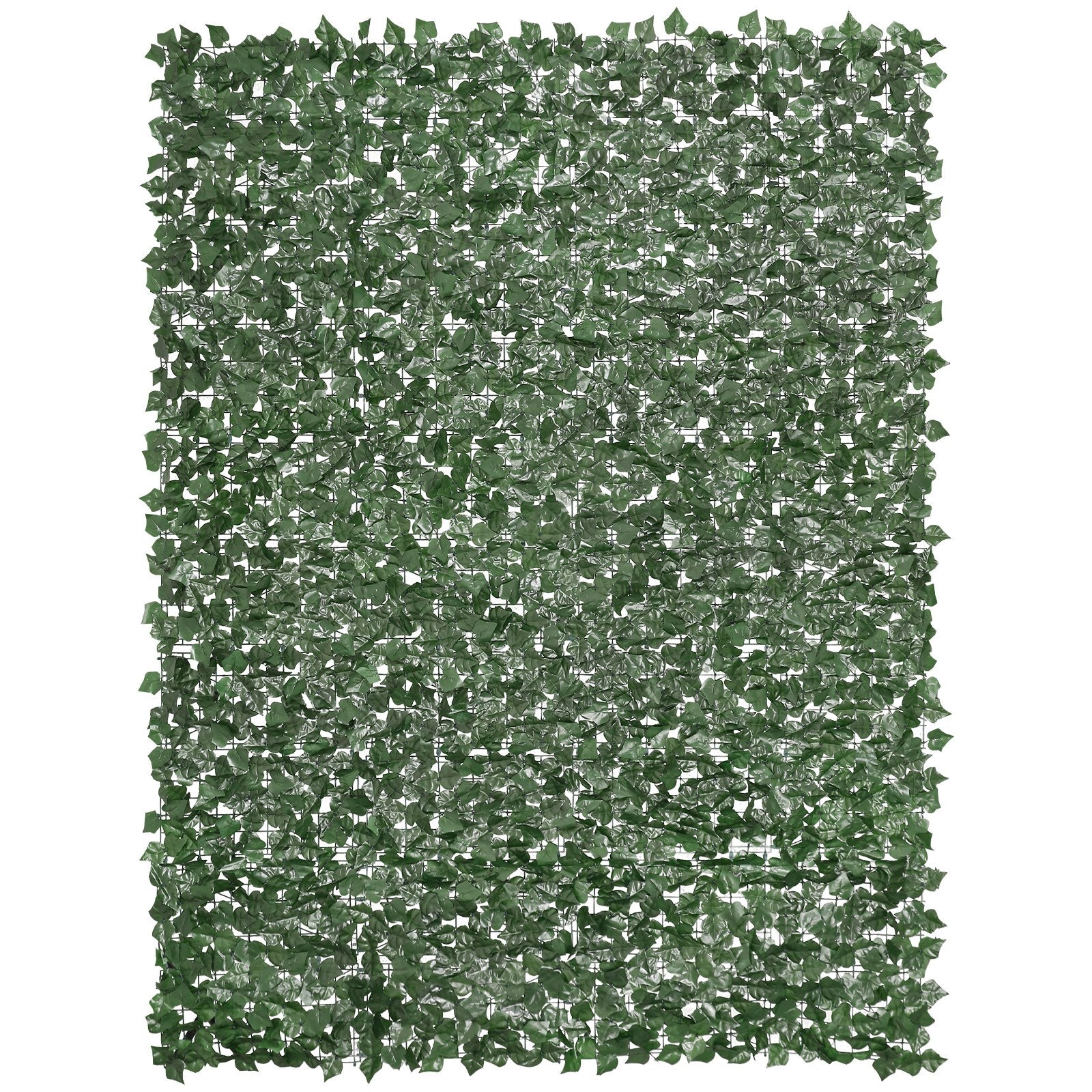 Artificial Wall Plants: VEVOR Ivy Privacy Fence, 2440 x 1830 mm Artificial Green Wall Screen, Greenery Ivy Fence with Strengthened Joint, Faux Hedges Vine Leaf Decoration for Outdoor Garden, Yard, Balcony, Patio Decor