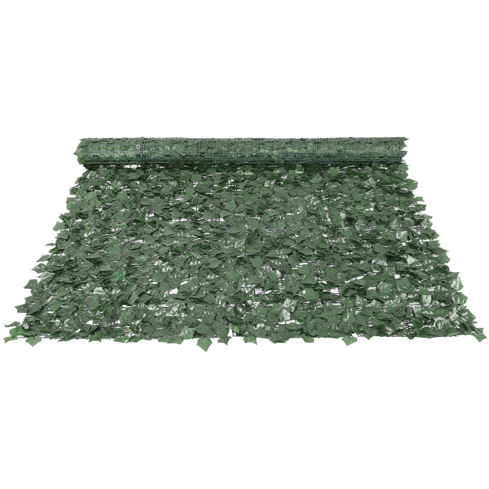 Artificial Wall Plants: VEVOR Ivy Privacy Fence, 2440 x 1830 mm Artificial Green Wall Screen, Greenery Ivy Fence with Strengthened Joint, Faux Hedges Vine Leaf Decoration for Outdoor Garden, Yard, Balcony, Patio Decor