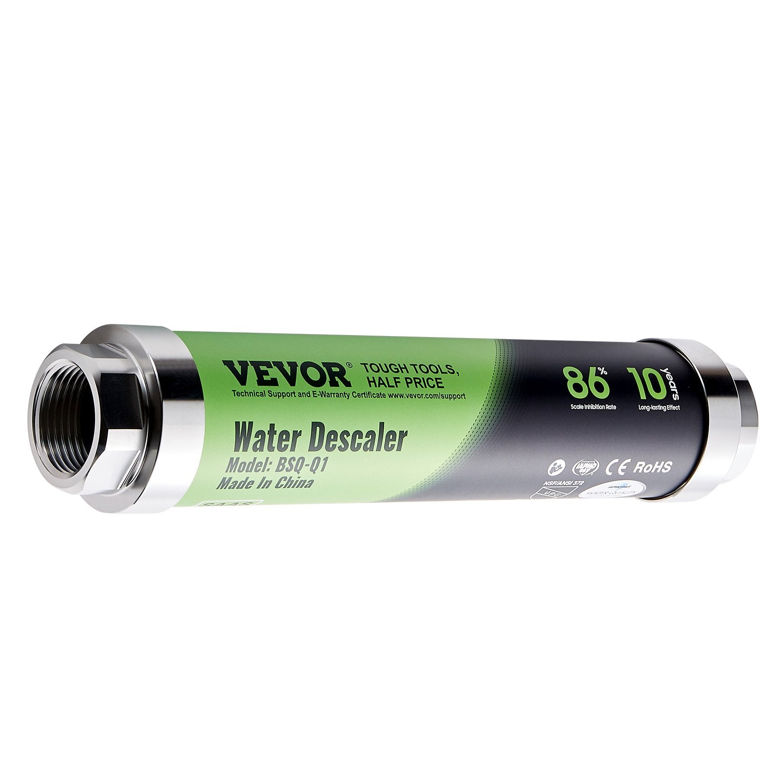 Bath Additives: VEVOR Whole House Salt Free Descaler Physical Scale Descaler System SAAS Alloy