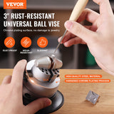 Balloons: VEVOR Ball Vise, 3" Engraving Setting Tool, 360° Rotation Engraving Block Vise, 70 PCS Attachment Jewelry Engraving Block Tools Standard Block for Gemstone Inlay and Small-Scale Engraving