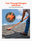 Room Dividers: VEVOR Shingle Shovel 1 Pack, D-Grip Handle Shingle Roof Ripper, High Hardness 45# Steel & Lightweight Easy Tearing Off Roofing & Nails Tool, ideal for Commercial and Residential Use,Orange