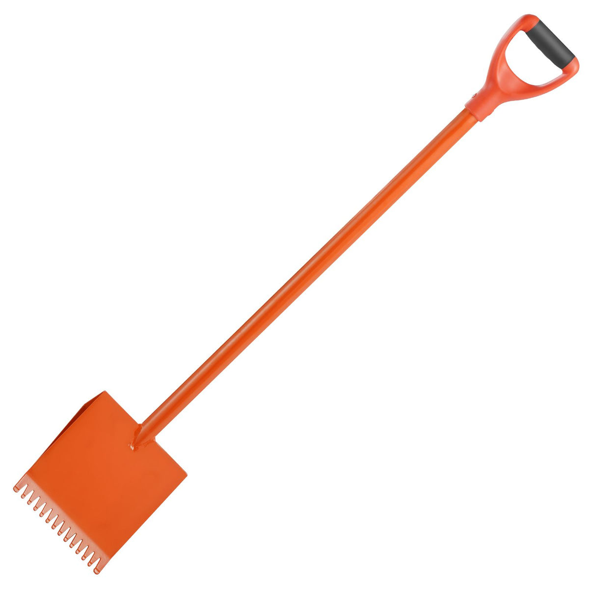 Shingle Shovel 2 Pack, D-Grip Handle Shingle Roof Ripper, High Hardness 45# Steel & Lightweight Easy Tearing Off Roofing & Nails Tool, ideal for Commercial and Residential Use,Orange