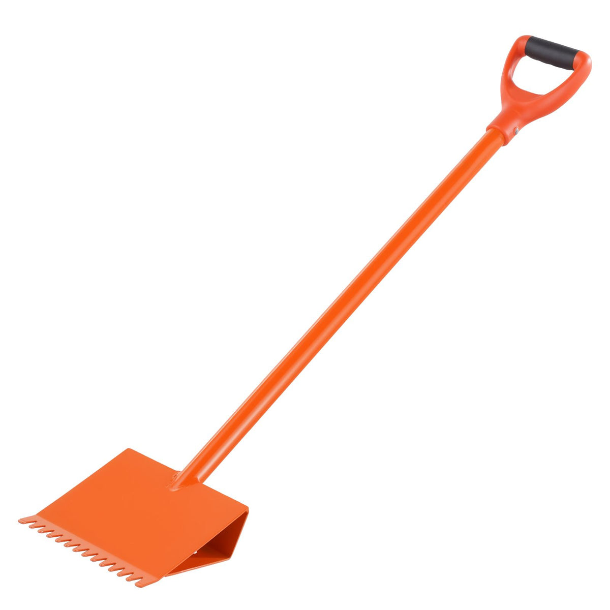 Shingle Shovel 2 Pack, D-Grip Handle Shingle Roof Ripper, High Hardness 45# Steel & Lightweight Easy Tearing Off Roofing & Nails Tool, ideal for Commercial and Residential Use,Orange