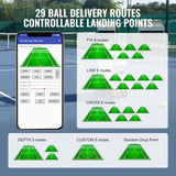 Basketball & Basketball Accessories: VEVOR Tennis Ball Machine Automatic Portable Ball Launcher Training Practice