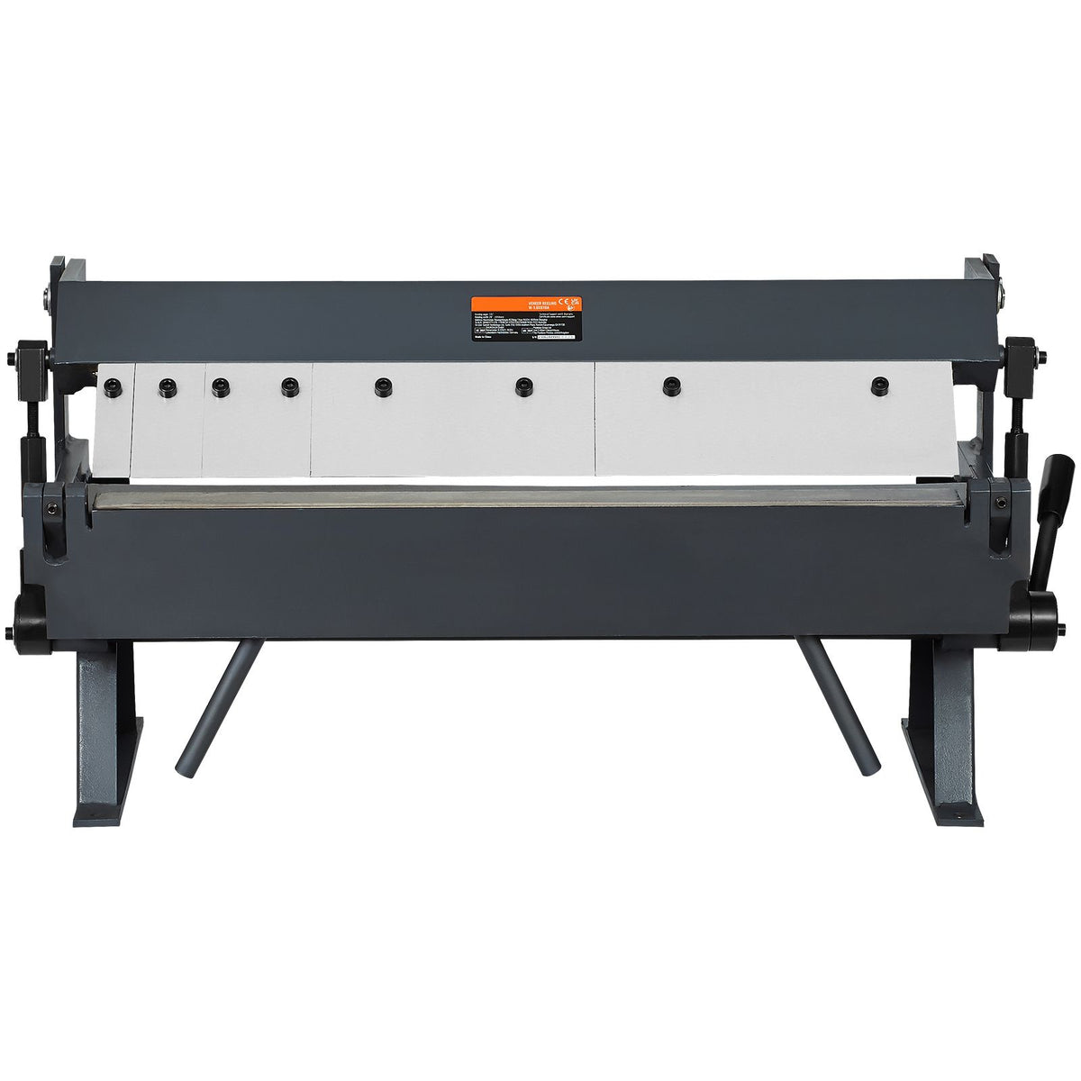Box and Pan Brake, 610 ± 10 mm, 0-130 Degrees Sheet Metal Bending Brake, Portable Metal Bender with 20 Gauge Low Carbon Steel 14 Gauge Aluminum Capacity, 5 Adjustable Fingers for Metal Bending
