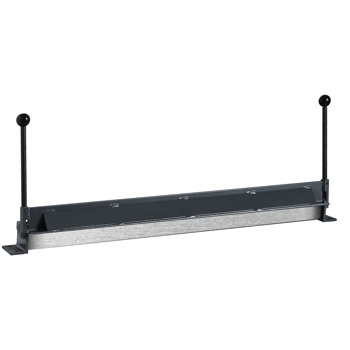 Box and Pan Brake, 1220 mm ± 15 mm, 0-130 Degrees Sheet Metal Bending Brake, Portable Mini Metal Bender with 20 Gauge Low Carbon Steel 14 Gauge Aluminum Capacity Power Handle, for Metal Bending