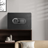 Safes & Lock Boxes: VEVOR Safe, 0.5 Cubic Feet Home Safe, Steel Security Safe with Digital Keypad and 2 Keys, Wall-Mounted Cabinet Safe Protect Cash, Gold, Jewelry, Documents for Home, Hotel, 350 x 250 x 250 mm