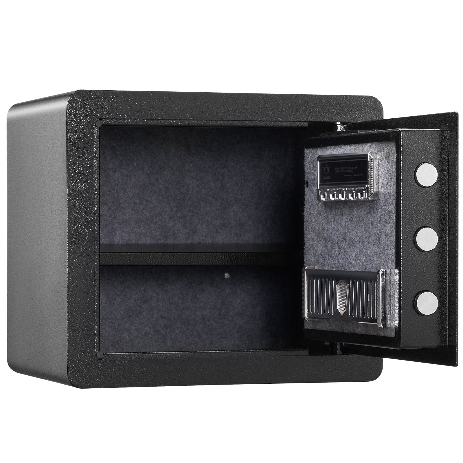 Beds & Bed Frames: VEVOR Safe 1.2 Cubic Feet Home Safe Steel for Cash Gold 15.8x11.8x13.8 inch