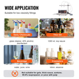 Food Storage: VEVOR Liquid Filling Machine, 10-4000ml Filling Capacity, Automatic Bottle Filler Machine Bottling Machine Digital Control for Milk, Water, Wine, Beverage, Soy Sauce, Vinegar, Alcohol (Double Nozzle)