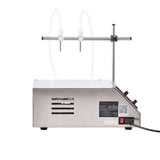 Food Storage: VEVOR Liquid Filling Machine, 10-4000ml Filling Capacity, Automatic Bottle Filler Machine Bottling Machine Digital Control for Milk, Water, Wine, Beverage, Soy Sauce, Vinegar, Alcohol (Double Nozzle)