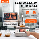 Food Storage: VEVOR Liquid Filling Machine, 30-15000 g Weighing Capacity, Automatic Bottle Filler Machine Bottling Machine Digital Control for Milk, Water, Oil, Wine, Beverage, Detergent, Shampoo (Single Nozzle)
